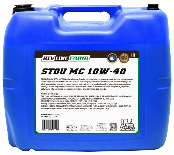 REVFARM STOU MC 10W40 20L