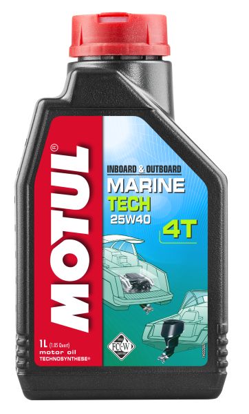 MARINE TECH 4T 25W40 1L