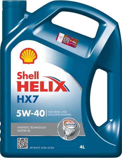 HELIX HX7 5W40 4L
