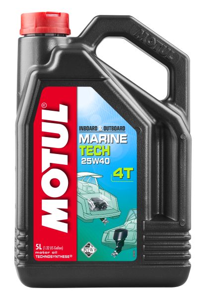 MARINE TECH 4T 25W40 5L