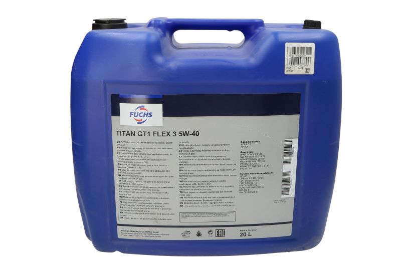 TITAN GT1 F.3 5W40 20L