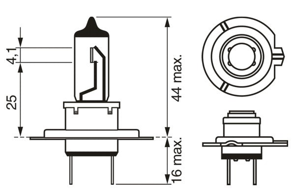Bec H7 55W Bosch